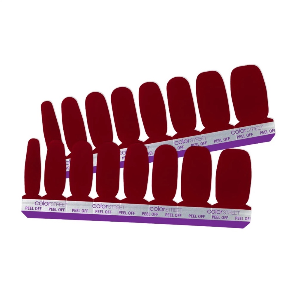 *Retired* Color Street: London Calling | Dark Red Classic Solid Fall Winter - Picture 11 of 11
